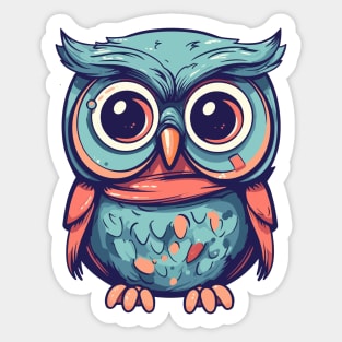 Cute owl Sticker